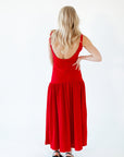 Ares Drop Waist Maxi Dress
