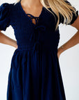 Tybald Bow Detail Midi Dress
