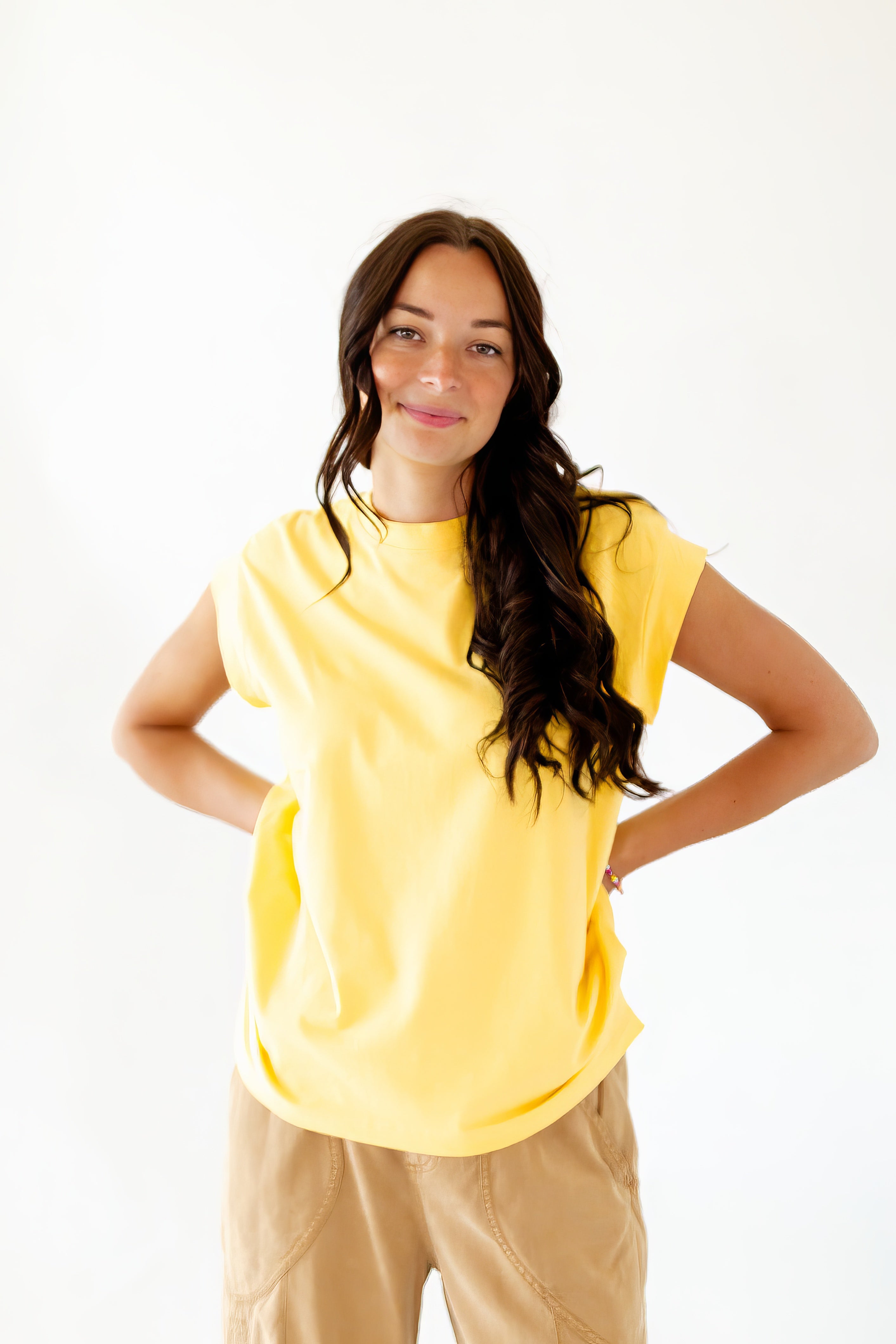 Higgins Muscle Tee · Yellow