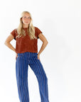 Sadie Suede Top