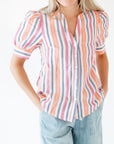 Harrigan Striped Button Up