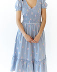 Harlowe Smocked Midi Dress