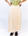 Cleo Pleated Maxi Skirt