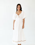 Cindy Piped Midi Dress