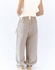 Milene Bow Detail Pants · Taupe