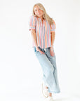 Harrigan Striped Button Up