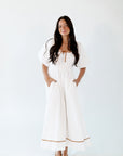 Cindy Piped Midi Dress