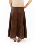 Myra Suede Textured Skirt