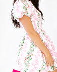 Antoine Bubble Hem Mini Dress