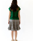 Finn Gingham Knee Length Skirt