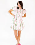 Antoine Bubble Hem Mini Dress