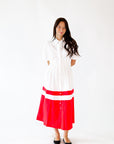 Eline Colorblocked Midi Dress
