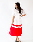 Eline Colorblocked Midi Dress