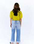 Manon Cuffed Denim