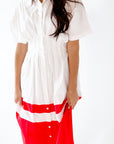 Eline Colorblocked Midi Dress
