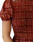 Joey Plaid Smocked Dress