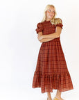 Joey Plaid Smocked Dress
