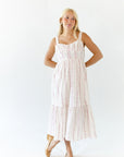 Marant Floral Striped Midi