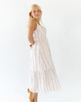 Marant Floral Striped Midi
