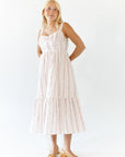 Marant Floral Striped Midi