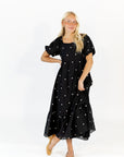 Jolie Polka Dot Midi Dress