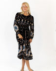 Solene Printed Midi Dress