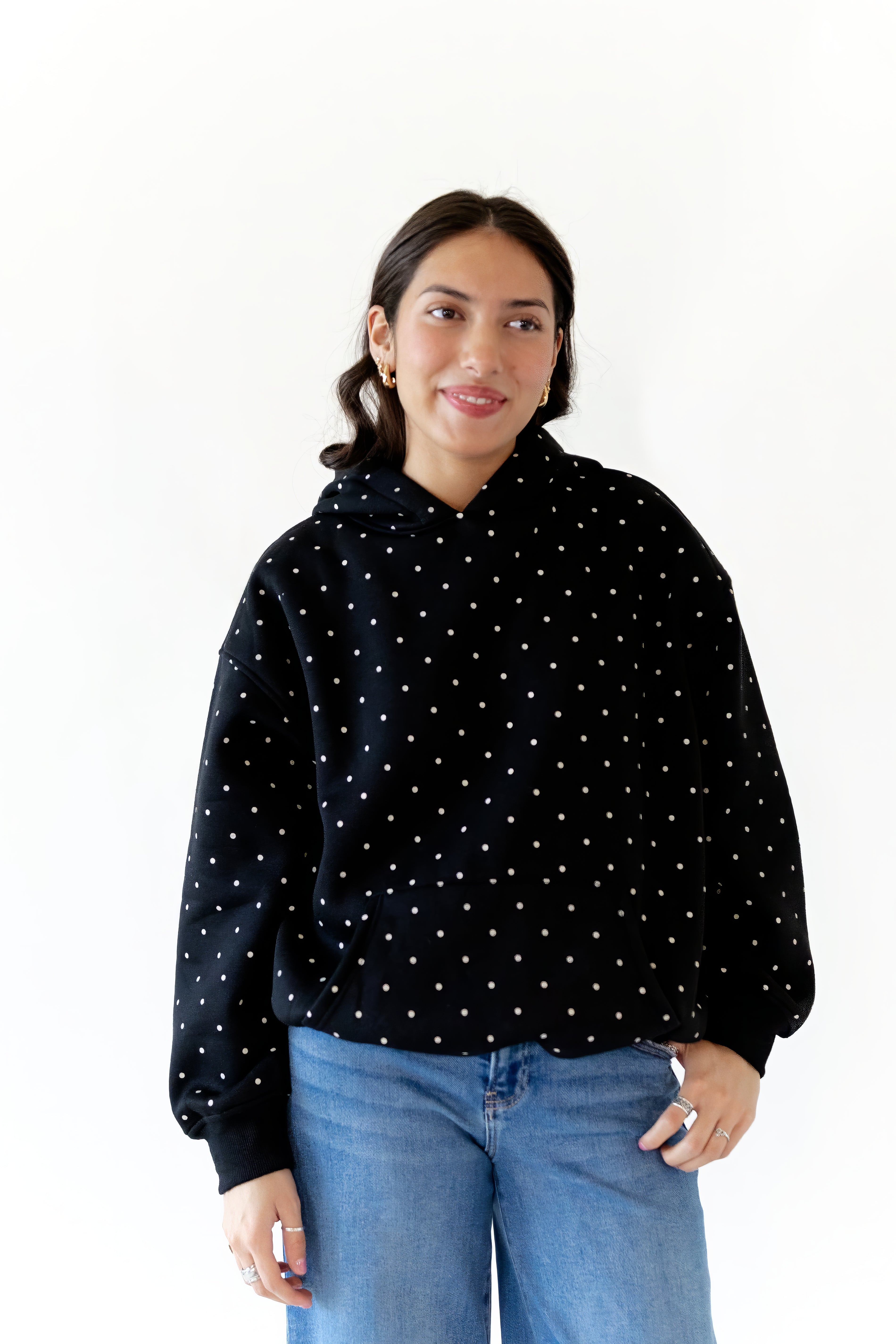 Adria Polka Dot Pullover – Twirl Boutique
