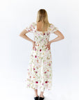 Eleanor Floral Square Neck Dress