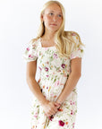 Eleanor Floral Square Neck Dress