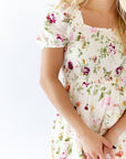 Eleanor Floral Square Neck Dress
