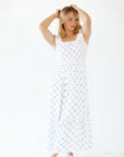 Tybald Bow Print Midi Dress
