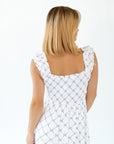 Tybald Bow Print Midi Dress