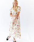 Eleanor Floral Square Neck Dress