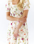 Eleanor Floral Square Neck Dress