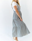 Felina Striped Overall Dress