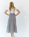 Felina Striped Overall Dress