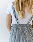 Felina Striped Overall Dress