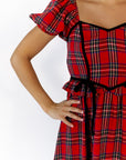 Jacques Plaid Midi Dress