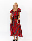 Jacques Plaid Midi Dress