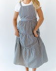 Felina Striped Overall Dress