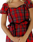 Jacques Plaid Midi Dress