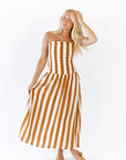 Carter Striped Maxi Dress