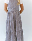 Felina Striped Overall Dress