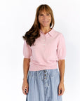 Jillie Soft Pink Polo