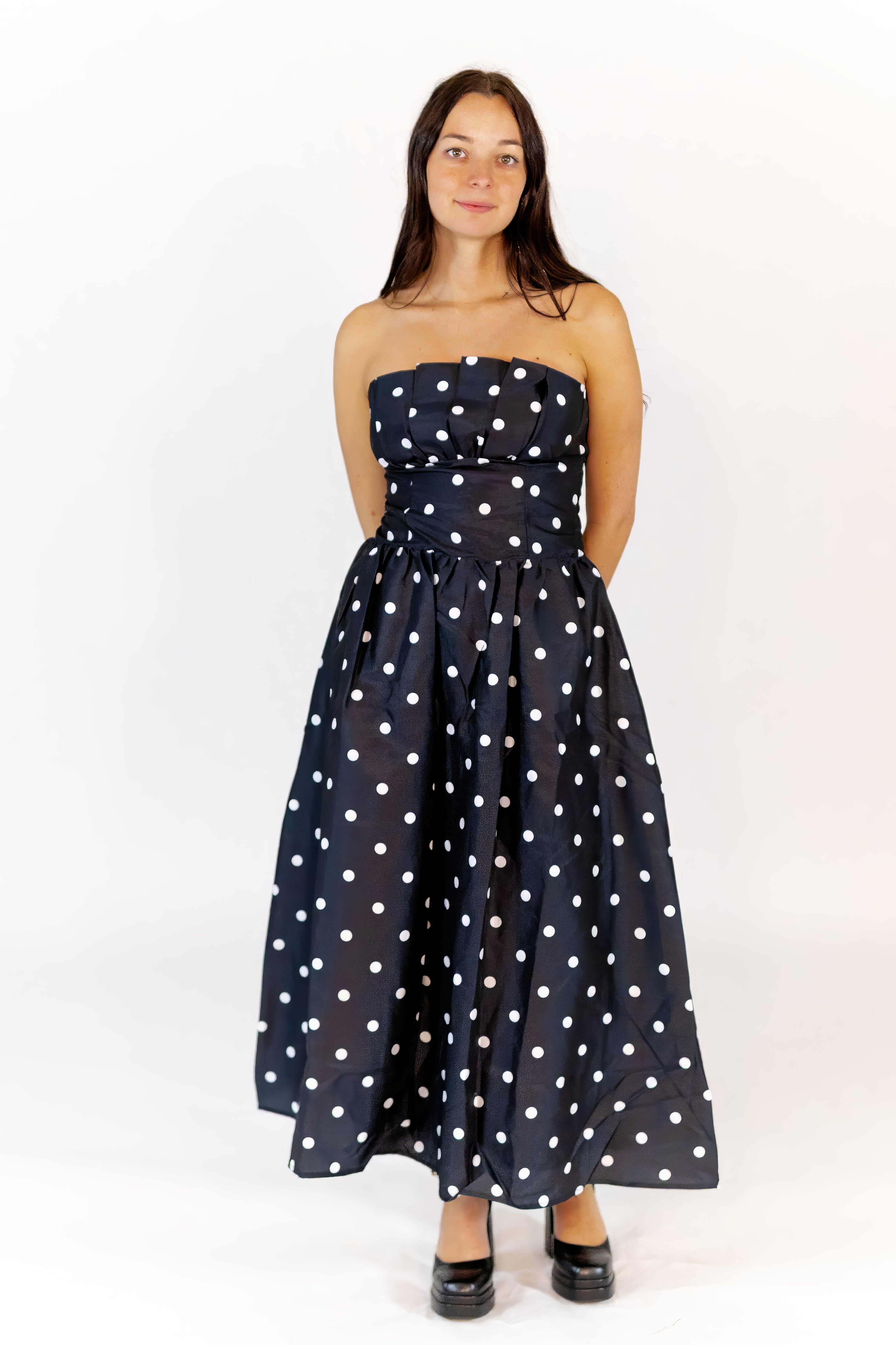 Jade Polka Dot Dress – Twirl Boutique