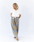 Sosi Floral Denim Pants