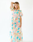 O'neil Floral Button Down Maxi Dress