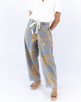Sosi Floral Denim Pants