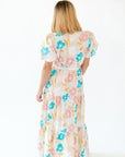 O'neil Floral Button Down Maxi Dress