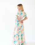O'neil Floral Button Down Maxi Dress